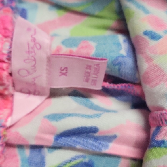 Lilly Pulitzer Vibrant Pink and Blue Women's Shorts 2 for 1 Dahlia EUC - Picture 5 of 5